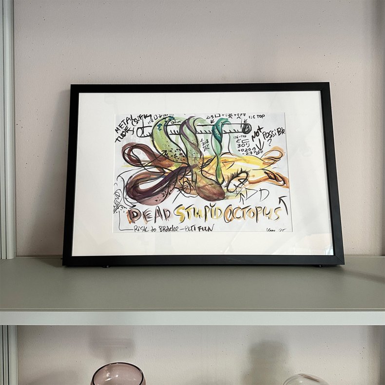 Maria Koshenkova Original Skitse Lille - Gul